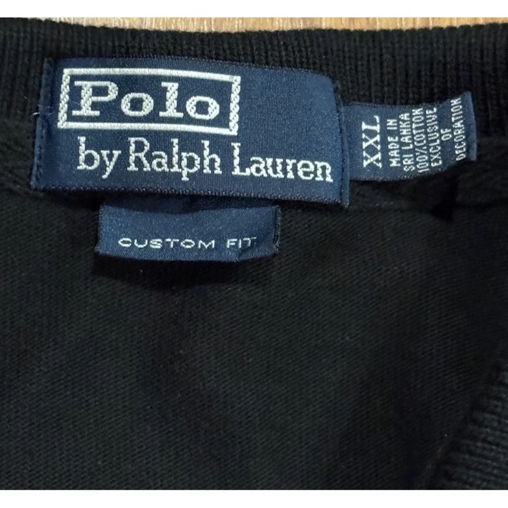 Vintage Polo Ralph Lauren Rugby Lion Crest Old English Spell Out Shirt XXL RRL